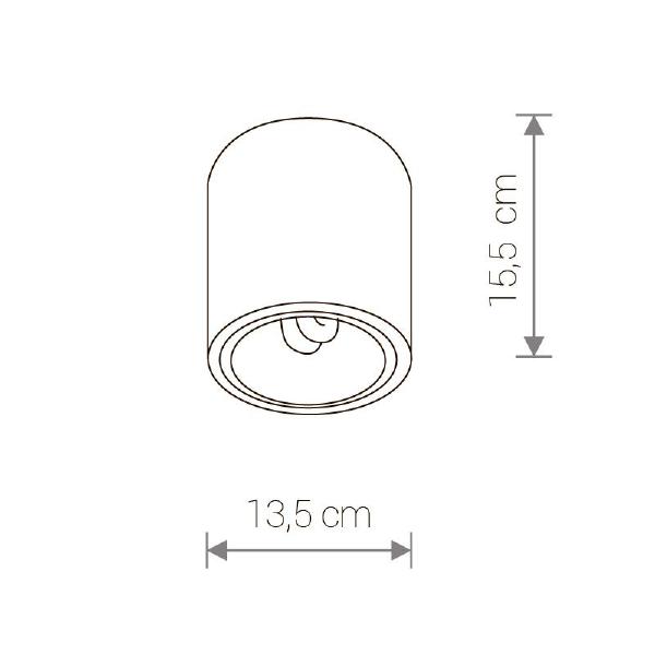 Накладной светильник Downlight 4867