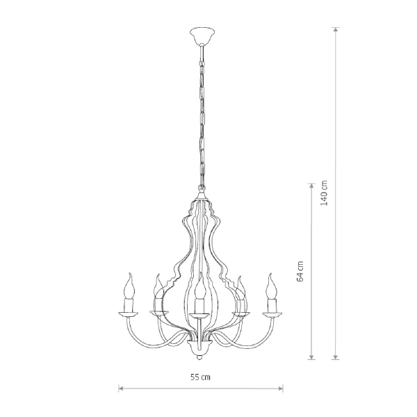 Подвесная люстра Margaret 6330