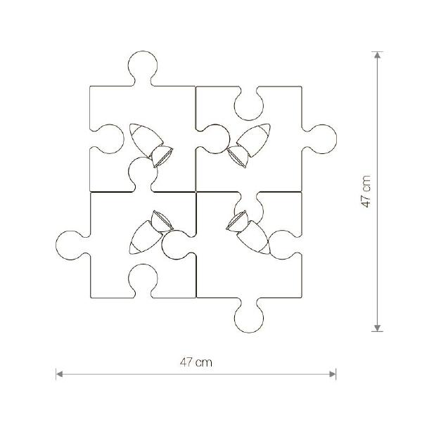 Светильник спот Puzzle 6382