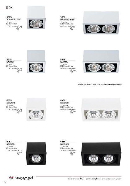 Карданный светильник Box 6455