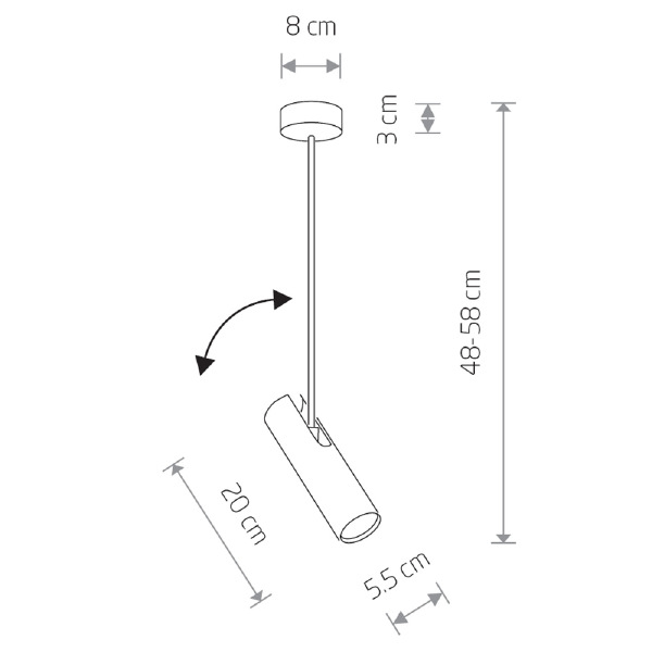 Светильник спот Eye Super 6488