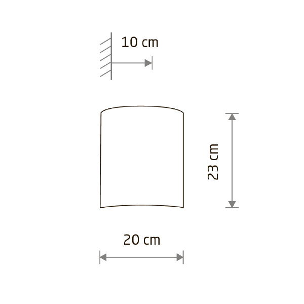Настенно потолочный светильник Alice 6812