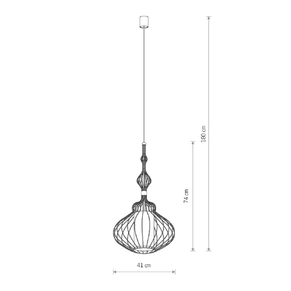 Светильник подвесной Abi 8866
