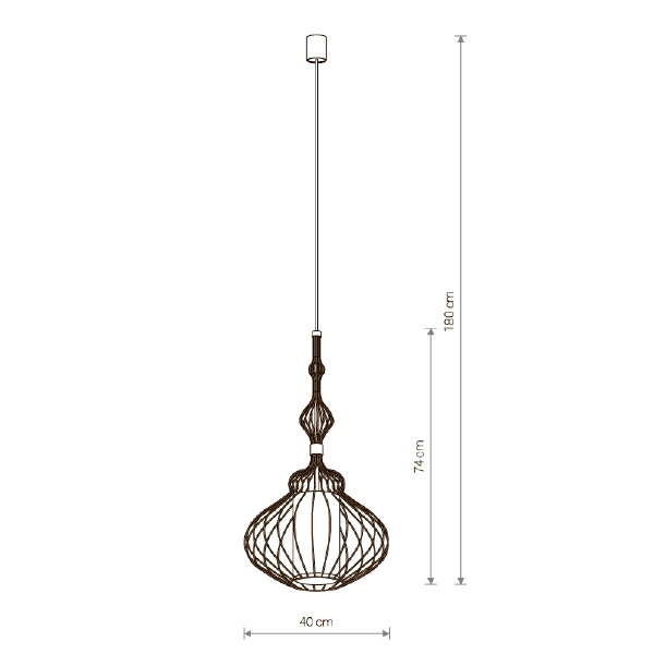 Светильник подвесной Abi 8867