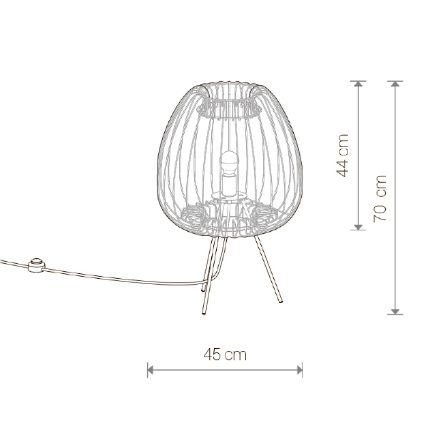 Настольная лампа Muse 8872
