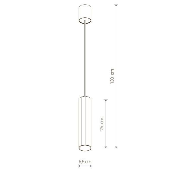Светильник подвесной Poly 8881