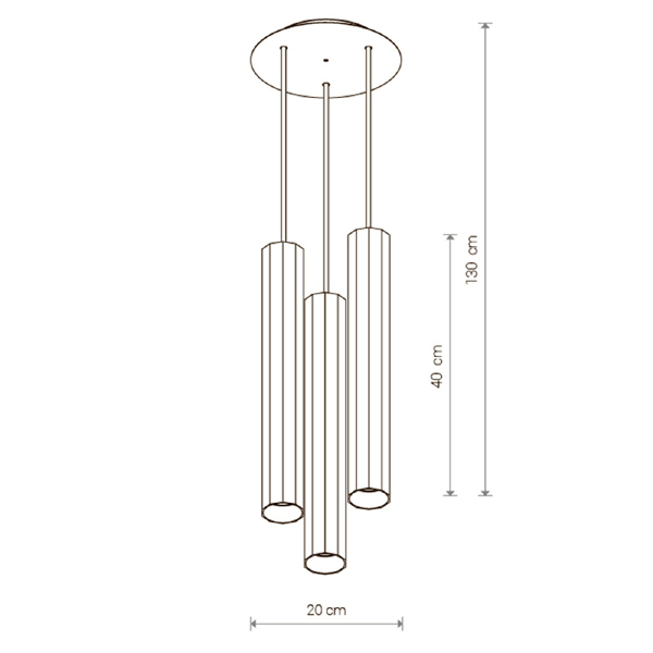 Светильник подвесной Poly 8885