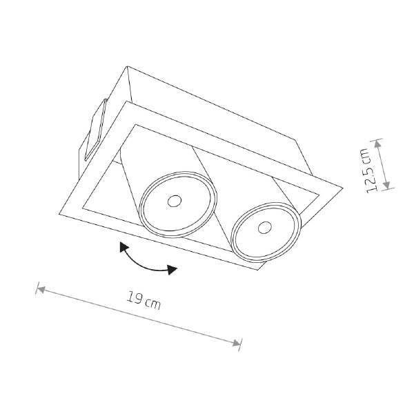 Накладной светильник Eye Mod 8938