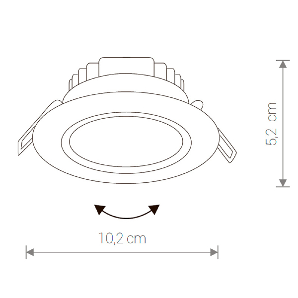 Встраиваемый светильник Eol Led 8988