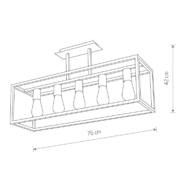 Светильник потолочный Crate 9047