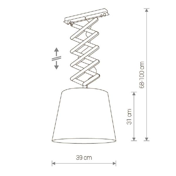 Светильник потолочный Tosca 9048