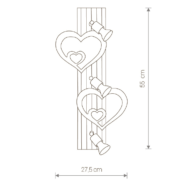 Светильник спот Heart 9063