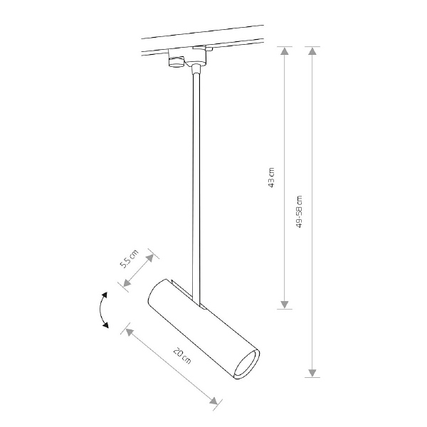 Трековый светильник Profile Eye Super 9324