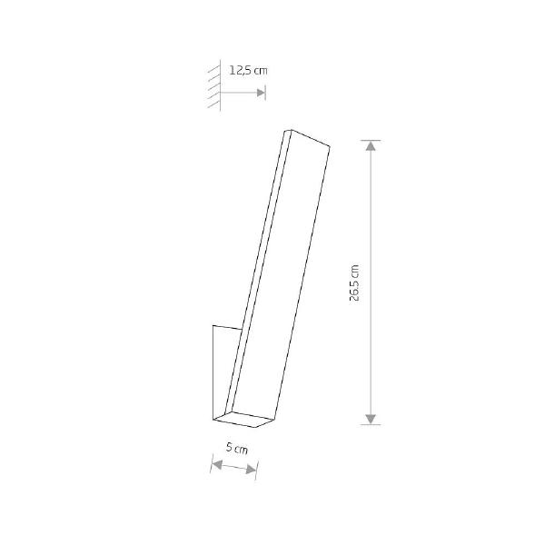 Уличный настенный светильник Zoa Led 9421