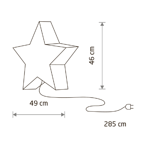 Уличный наземный светильник Star 9426