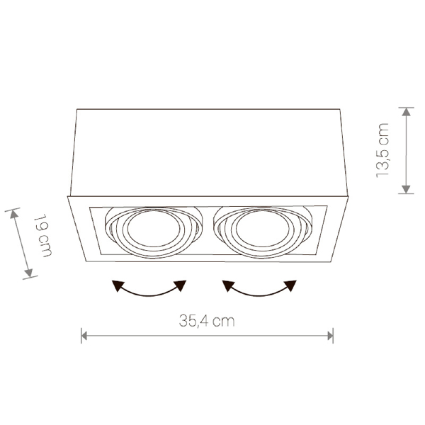 Накладной светильник Box 9470