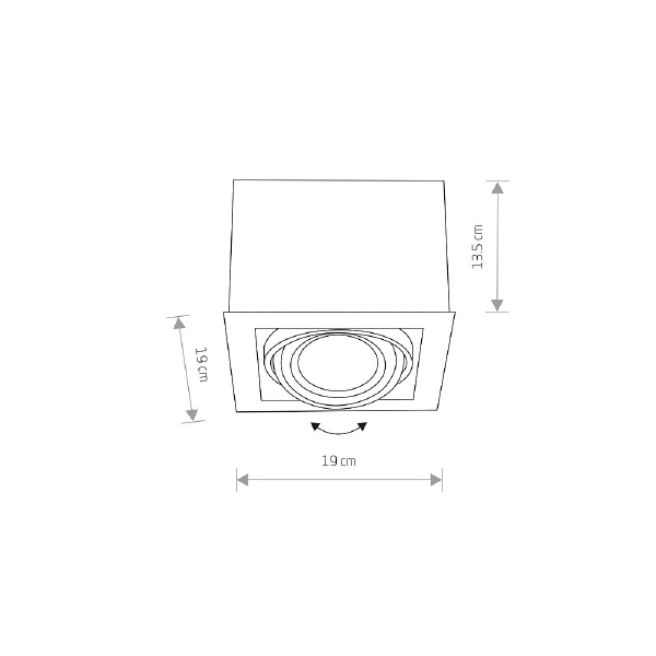 Накладной светильник Box 9495