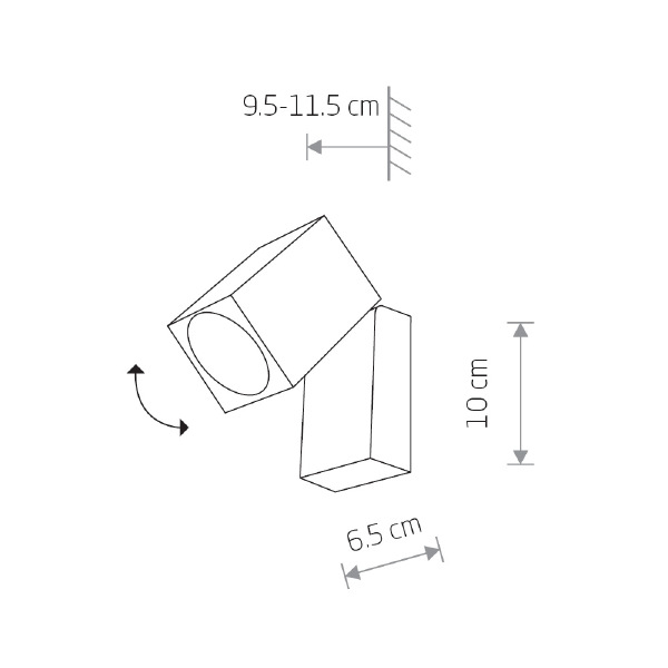 Уличный настенный светильник Primm 9551