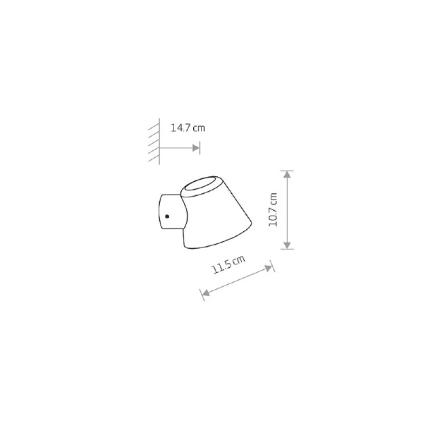 Уличный настенный светильник Soul 9555