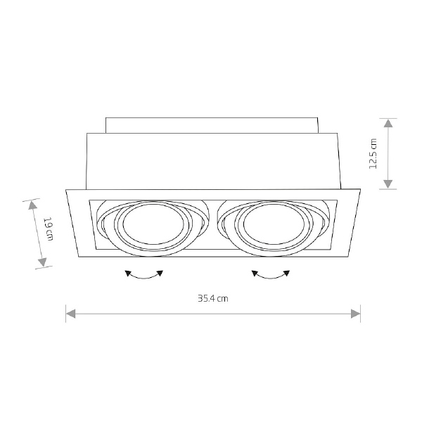 Встраиваемый светильник Downlight 9570