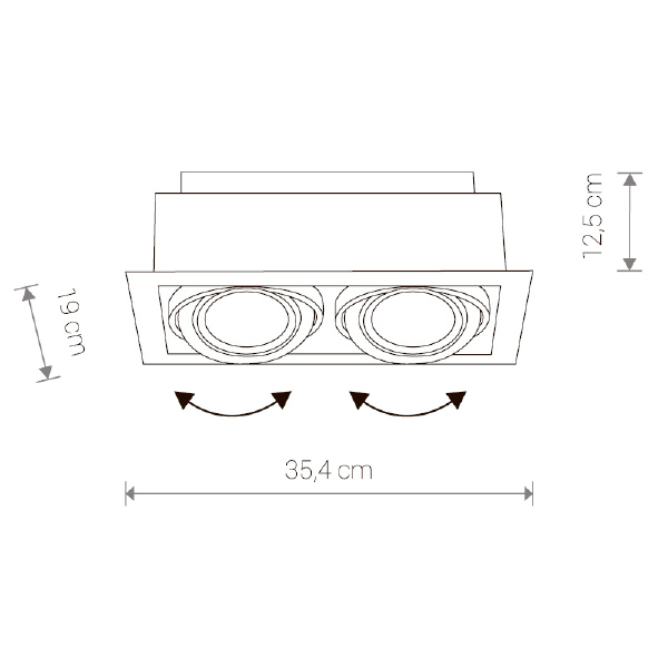 Встраиваемый светильник Downlight 9572