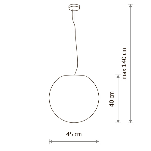 Уличный подвесной светильник Cumulus 9715