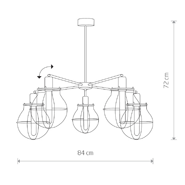 Подвесная люстра Manufacture 9738