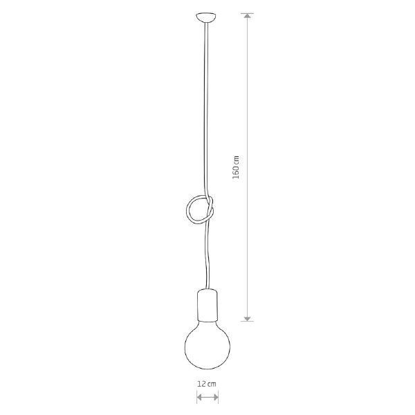Светильник подвесной Cable Black-Copper 9747