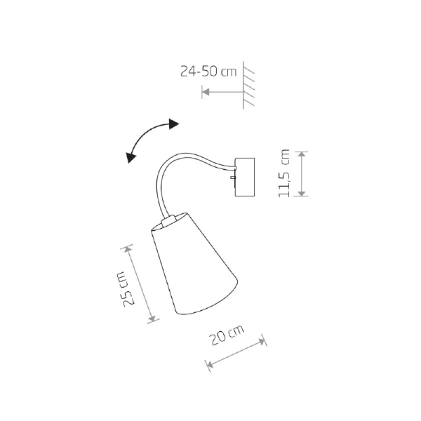 Настенное бра Flex Shade 9758