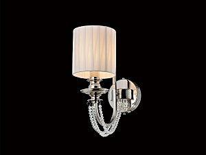 Настенное бра 1400 1401/A nickel white