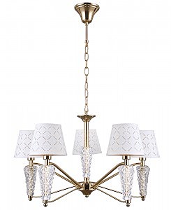 Подвесная люстра Элисон 1016/5H-GD-WT