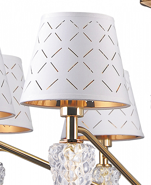 Подвесная люстра Элисон 1016/8H-GD-WT