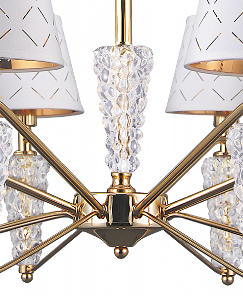 Подвесная люстра Элисон 1016/8H-GD-WT