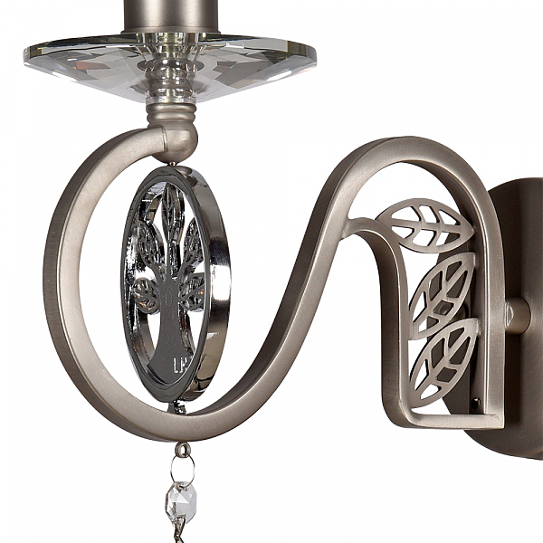 Настенное бра Ауэрель 2031/1W-SNCR-CL