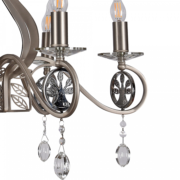 Подвесная люстра Ауэрель 2031/6H-SNCR-CL