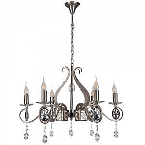 Подвесная люстра Ауэрель 2031/6H-SNCR-CL