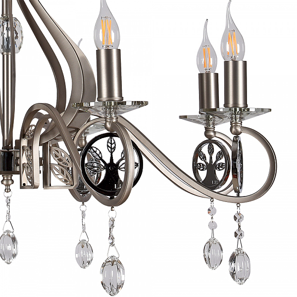 Подвесная люстра Ауэрель 2031/8H-SNCR-CL