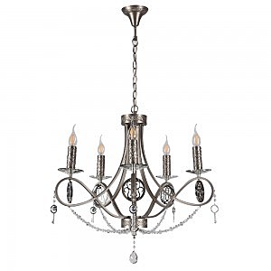 Подвесная люстра Орабель 2036/5H-SNCR-CL