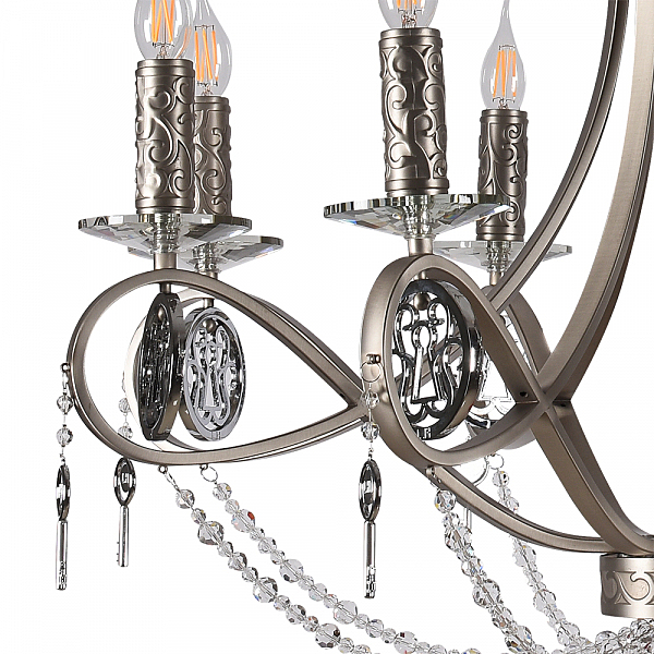 Подвесная люстра Орабель 2036/8H-SNCR-CL