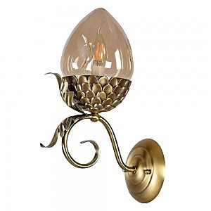 Настенное бра Оливи 3304/1W-ABPAB-AM