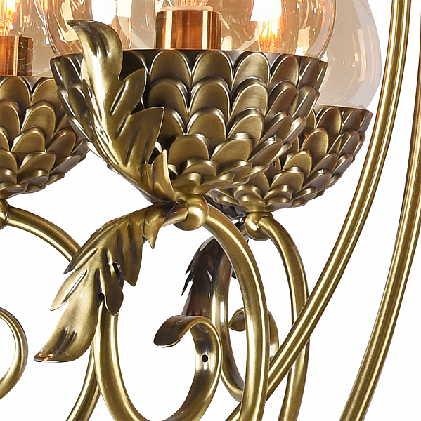 Подвесная люстра Оливи 3304/6H-ABPAB-AM