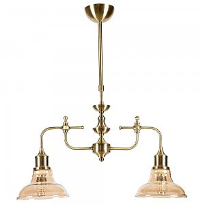 Люстра на штанге Дезире 3305/2H-AB-CGN