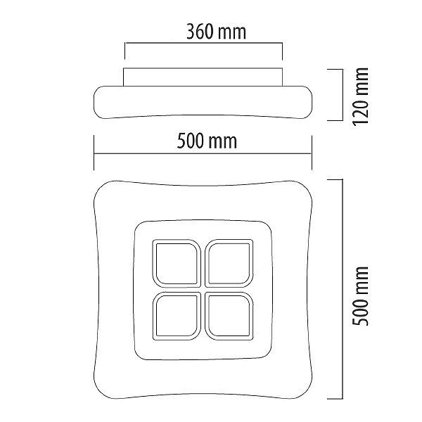 Потолочная люстра Эрида 706010801