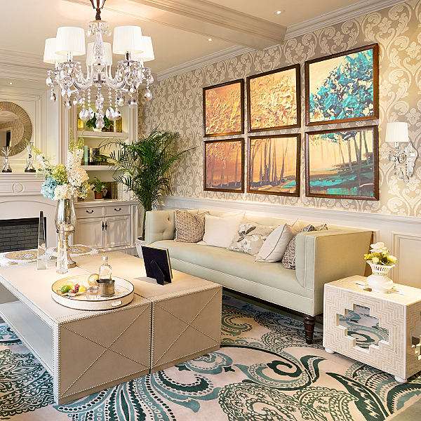 Настенное бра Argenta 10098/1 серебро/тонированный хрусталь Strotskis