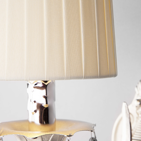 Настенное бра Argenta 10098/1 серебро/тонированный хрусталь Strotskis