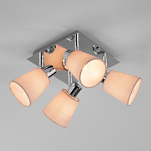 Светильник спот Culver 20080/4 хром/бежевый