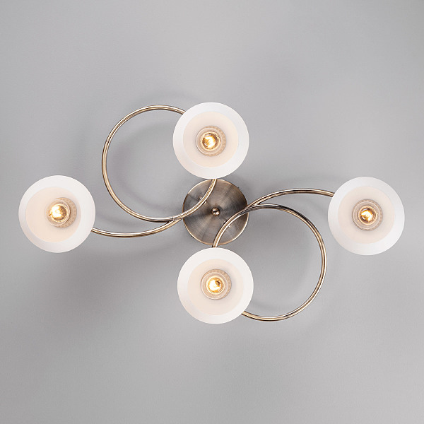 Потолочная люстра Alba 30144/4 античная бронза