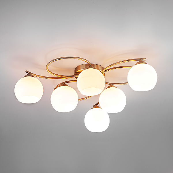 Потолочная люстра Alba 30144/6 античная бронза