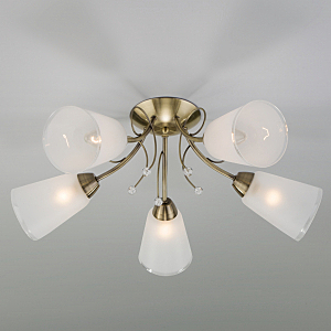 Потолочная люстра Patrice 30150/5 античная бронза