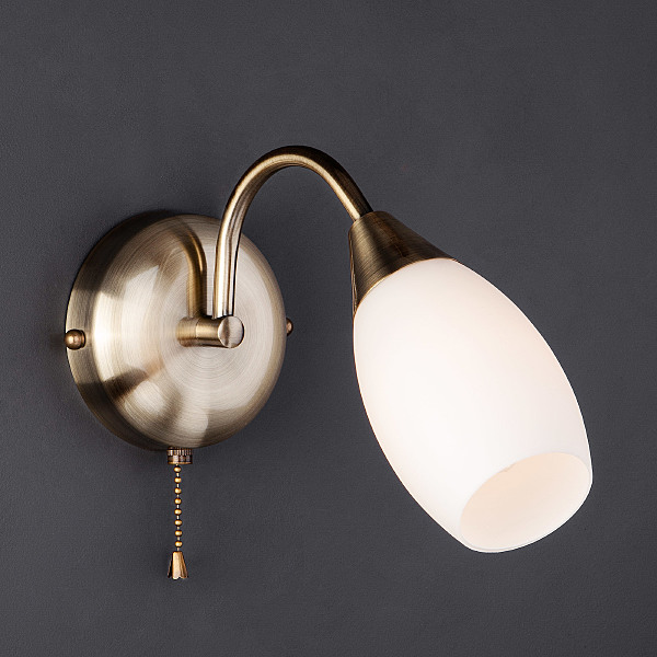 Настенное бра Ginevra 30280/1 античная бронза